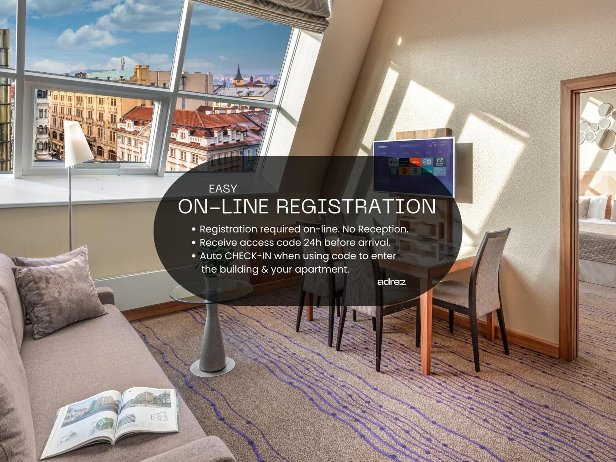 Crown Palace Apartments By Adrez Praha Bagian luar foto